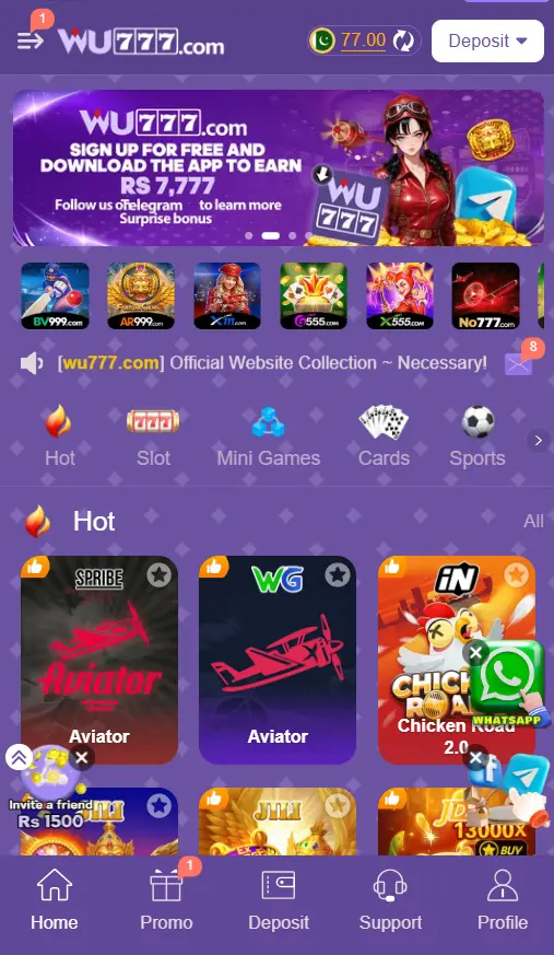 WU777 Game APK